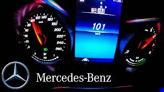 2019 Mercedes C 200 0-100 km/h Acceleration - GERMAN AUTOBAHN
