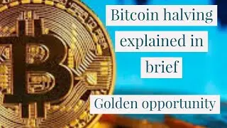 Bitcoin halving explained in Brief (2020)