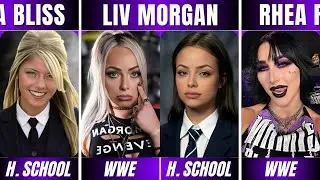 WWE Female Superstars: High School vs Now Transformations | wrestlinginc