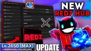 Script REDZ HUB Blox Fruits No Key 2026 🌐 Auto FARM, AUTO DUNGEON, RAID - Script Blox Fruit Mobile