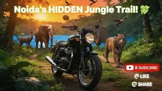 Noida's BEST Hidden Jungle Trail! 🌿 | First Vlog 4K Adventure