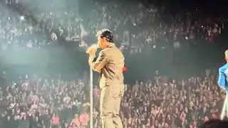 Jonas brothers concert performing love me to heaven performance on stage live 