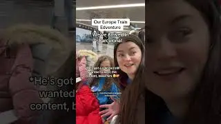 British Family travelling to Spain by train 🇪🇸🚂 We&rsquo;ve arrived in Barcelona 🤩🤩 #worldschooling