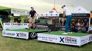 Volvik Vivid Golf Balls at Gridpro SA Xtreme Long Driving.
