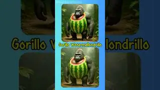 Italian Brainrot Gorilla Watermellondrillo Literal Vs Reality Compound Words