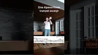 Eine Alpensinfonie trumpet excerpt