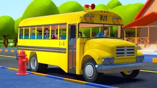 Wheels On The Bus Goes Round and Round + space song @BabaSharo TV - Kids Songs
