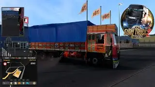 Tata Truck Mod in Euro Truck Simulator 2 (TATA Truck Gameplay in ETS 2 1.41)