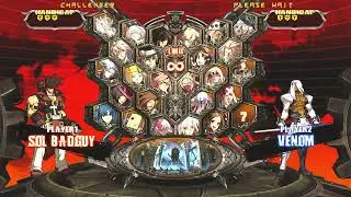 GUILTY GEAR XRD R2:  SOL BADGUY VS VENOM   FIGHTING GAME #FIGHT #PS4
