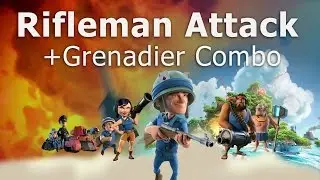 Rifleman Attack + Grenadiers Support | Boom Beach (1)