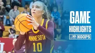 Minnesota at Indiana | HIGHLIGHTS | Big Ten Women's Basketball | 12/29/2025