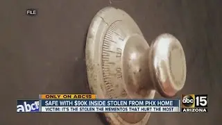 Safe with $90K inside stolen from PHX home