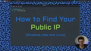 Find Your PUBLIC IP Address from Command Line (Mac, Linux & Windows)