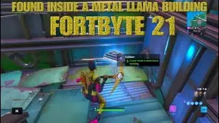 FOUND INSIDE A METAL LLAMA BUILDING-LOCATION FORTBYTE 21