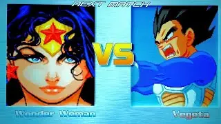 M.U.G.E.N: Wonder Woman VS Vegeta (Choujin)