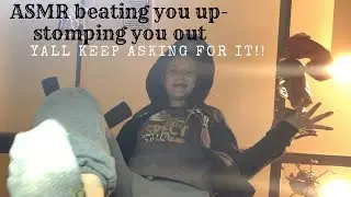 ASMR giant vs mini beating you up and stomping you out ! ￼￼👟 roleplay￼ ASMR 1 minute