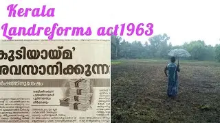 kerala land reforms act 1963,kudikidappukaran,kudiyanma#2025what provision can you make for people