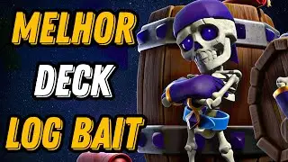 😮 ESSE É O MELHOR DECK DE LOG BAIT DO META! SPAM ABSURDO PARA VENCER! - Clash Royale