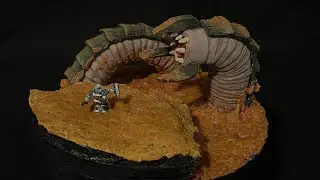 I made a knight and giant worm boss fight 