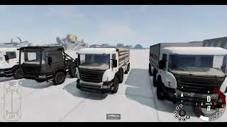 BeamNG drive Mod Review: 8x8 Utility truck