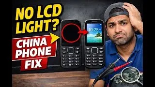 How to Repair China Keypad Phone LCD Light | Easy Backlight Fix#LCDLightRepair#KeypadPhoneRepair