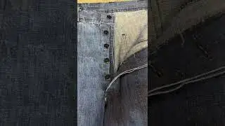 WWII US Navy Denim Pants 🔥 Rare 1940s Vintage Military Workwear #vintage