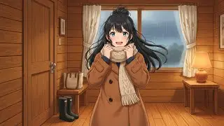 This routine for a rainy day will relieve your stress ☔🌧️ | Trip to the market | Ghibli Style ASMR
