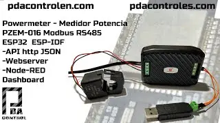New Test PZEM-016  API JSON- Node-red Dasboard #ESP-IDF PDAControl