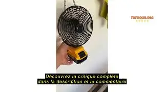 Avis sur la Ecarke 8 Inch Wireless Fan - Compatible with Makita 18V Batteries, Portable Fan with USB