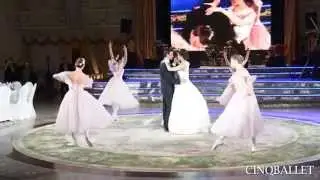 Ballerinas performance at the wedding. CINQBALLET