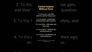 5 Dark Psychology Tricks to Control Anyone Without Force