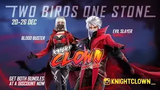 New Web Event 🎉 / Two birds One Stone 🪨 / Evil Slayer Bundle 💣 / Free fire 🔥