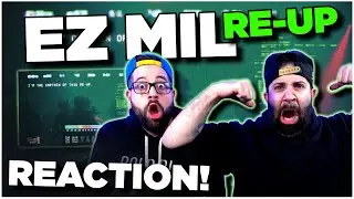 OBSESSED WITH HIS RAPPING!! Ez Mil - Re-Up (Lyric Video) | JK BROS REACTION!!