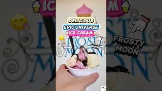 DELICIOUS Ice Cream Spot in Epic Universe! 😵🍦(Frosty Moon in Celestial Park)