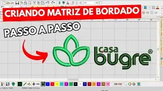ENTRADA A | CRIANDO MATRIZ DE BORDADO NO WILCOM #02