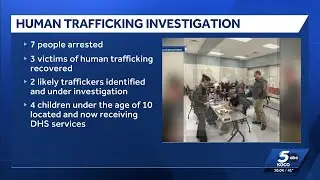 Choctaw police arrest 7, rescue children in sex trafficking operation