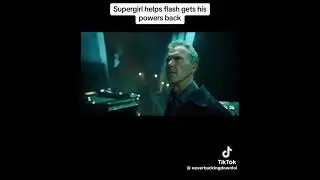 Supergirl helping Flash get his powers back. #TheFlash #SashaCalle #DCEU