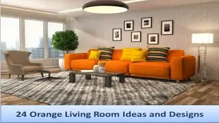 24 Orange Living Room Ideas and Designs