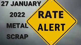 27 January 2022 daily metal scrap rate update