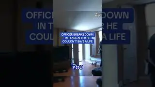 Cop Breaks Down In Tears 😔 #police #breakdown #emotional #sad