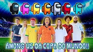 AMONG US DA COPA DO MUNDO!!!(FIGURINHAS DA COPA)