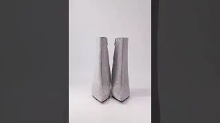 Silver boots 360