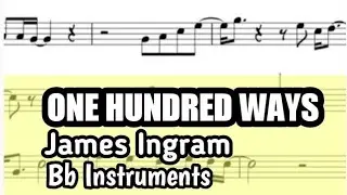 One Hundred Ways Tenor Soprano Clarinet Trumpet Sheet Music Backing Track Play Along Partitura