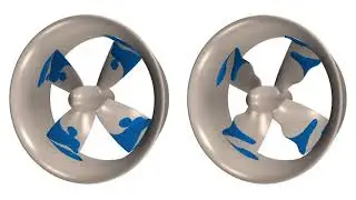 Tubercle Marine Ducted Propeller Blades (CFD)