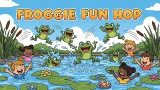 🐸🎵 Froggie Fun Hop | Fun Learning Song for Kids | Happy Tale & Tune