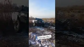 Vitara daje radę..;) jak tylko ravka przetarła szlak..😉 #vitara #offroad #travel #terenwizja #snow