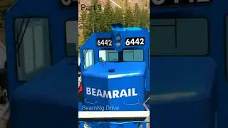 Train accident 🚂 part1 | BeamNg Drive #trainaccident #youtubeshorts #beamngvideo #crashcars
