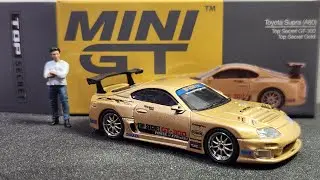 MINI GT 1/64 Toyota Supra (A80) Top Secret GT-300 Top Secret Gold MGT00961