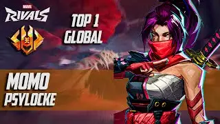 TOP 1 GLOBAL PSYLOCKE ! MOMO (CELESTIAL) MARVEL RIVALS PRO GAMEPLAY
