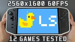LEGION GO: 1600P Max Resolution Test in 12 Games with Lossless Scaling.
